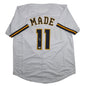 Autographed/Signed Jesus Made Milwaukee White Baseball Jersey JSA COA