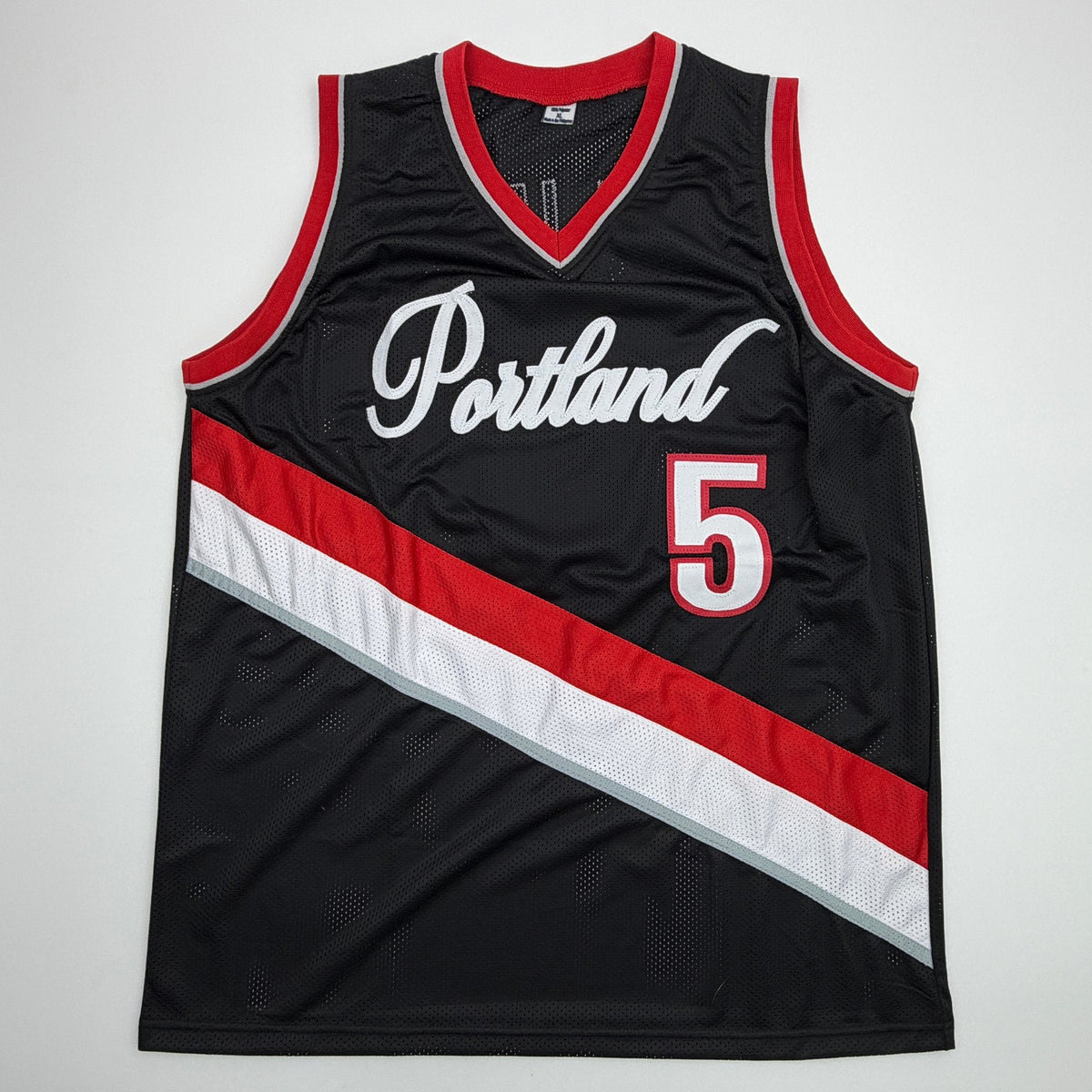 Autographed/Signed Jrue Holiday Portland Black Basketball Jersey Beckett BAS COA