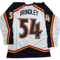 Autographed/Signed Gavin Brindley Colorado White Reverse Retro Hockey Jersey Beckett BAS COA
