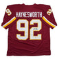 Autographed/Signed Albert Haynesworth Washington Maroon Football Jersey JSA COA