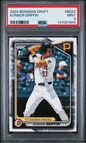 Graded 2024 Topps Bowman Draft Konnor Griffin #BD22 Rookie RC Baseball Card PSA 9 Mint