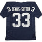 Autographed/Signed Dani Dennis-Sutton Penn State Blue College Football Jersey JSA COA