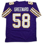 Autographed/Signed Jonathan Greenard Minnesota Purple Retro Football Jersey Beckett BAS COA