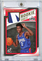 2018 Panini Donruss Shai Gilgeous Alexander #RJSGA /25 Rookie Jerseys Player Worn Relic Rookie RC Basketball Card