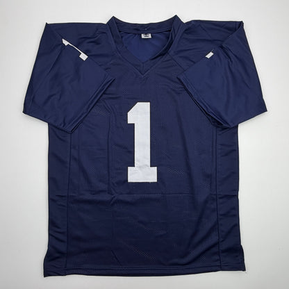 Autographed/Signed Jaylen Reed Penn State Blue College Football Jersey JSA COA