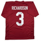 Autographed/Signed Trent Richardson Roll Tide Alabama Red College Football Jersey Beckett BAS COA