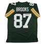 Autographed/Signed Robert Brooks Green Bay Green Football Jersey JSA COA