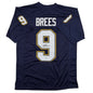 Autographed/Signed Drew Brees Los Angeles San Diego Navy Blue Football Jersey Beckett BAS COA
