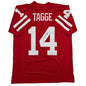 Autographed/Signed Jerry Tagge Nebraska Red College Football Jersey PSA/DNA COA