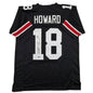Autographed/Signed Will Howard Ohio State Black College Football Jersey Beckett BAS COA
