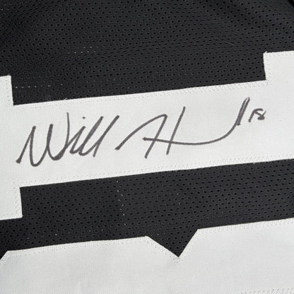 Autographed/Signed Will Howard Ohio State Black College Football Jersey Beckett BAS COA