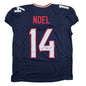 Autographed/Signed Jaylin Noel Houston Navy Blue Pro Cut Football Jersey JSA COA