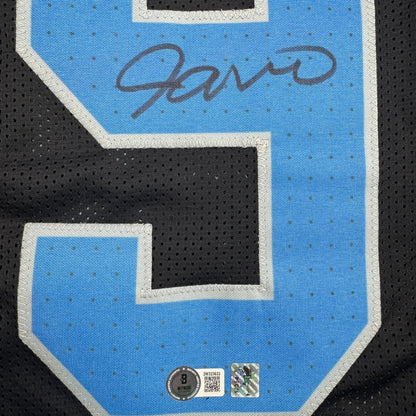 Autographed/Signed Jameson Williams Detroit Black Football Jersey Beckett BAS COA
