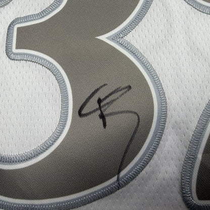 Autographed/Signed Cooper Flagg Dallas Mavericks White City Edition Authentic Basketball Jersey PSA/DNA COA