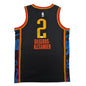 Autographed/Signed Shai Gilgeous-Alexander SGA Oklahoma City OKC Thunder Black City Edition Authentic Basketball Jersey JSA COA