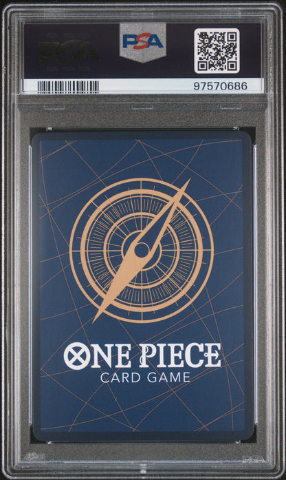Graded 2024 One Piece JPN Dracule Mihawk #070 PRB01 Japanese Premium Booster Trading Card Game PSA 10 Gem Mint