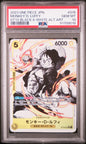 Graded 2023 One Piece Japanese Monkey D Luffy #015 ST13 Trading Card Game PSA 10 Gem Mint