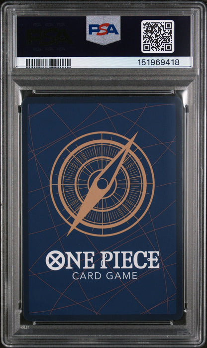 Graded 2025 One Piece Japanese Koby #119 OP11 Fist of Divine Speed Trading Card Game PSA 10 Gem Mint