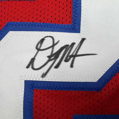 Autographed/Signed DJ D.J. Moore Buffalo Red Football Jersey PSA/DNA COA