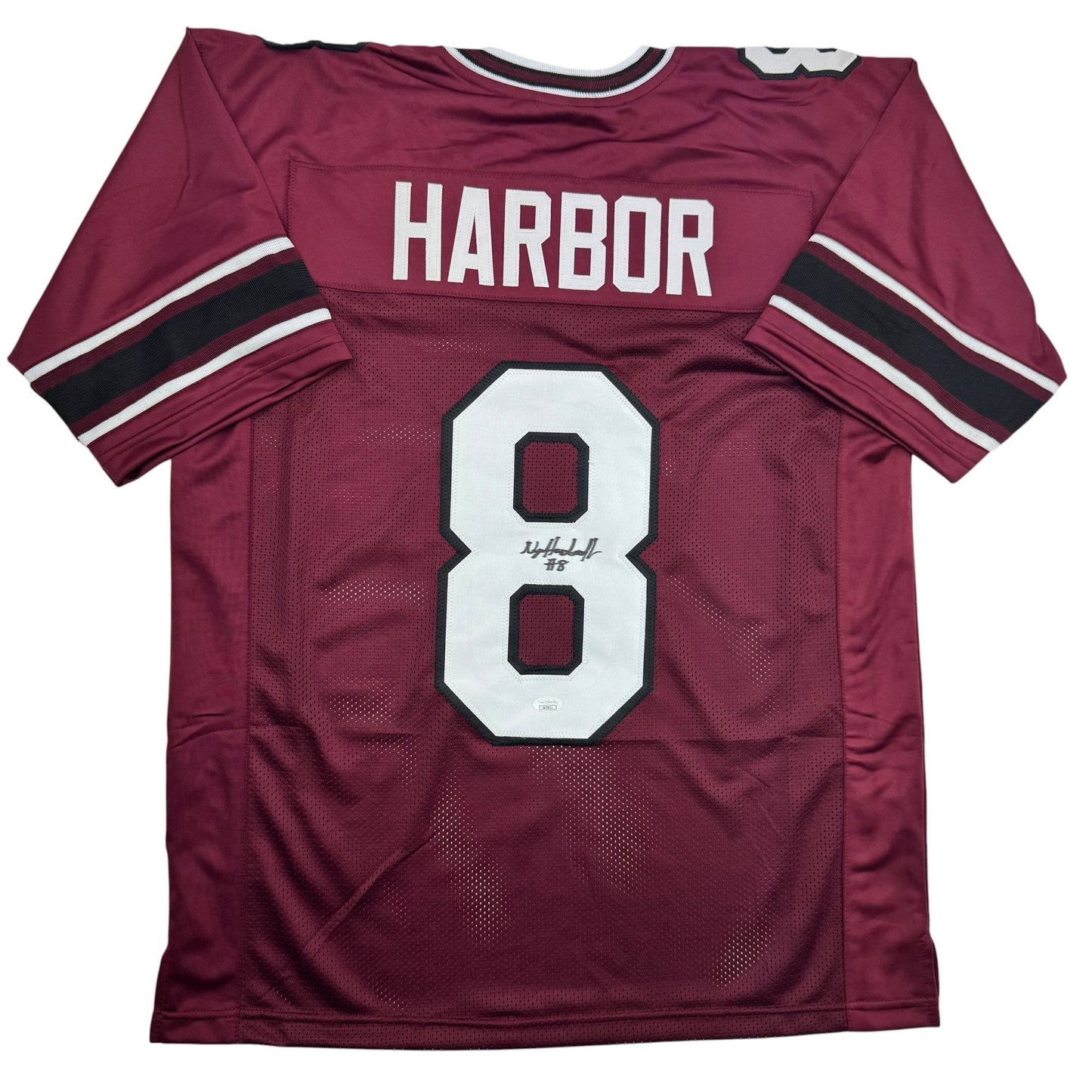 Autographed/Signed Nyck Harbor South Carolina Maroon College Football Jersey JSA COA