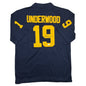 Autographed/Signed Bryce Underwood Michigan Blue College Football Jersey JSA COA