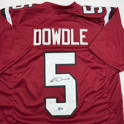 Autographed/Signed Rico Dowdle South Carolina Maroon College Football Jersey JSA COA