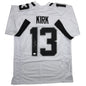 Autographed/Signed Christian Kirk Jacksonville White Football Jersey Beckett BAS COA
