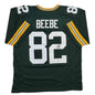 Autographed/Signed Don Beebe Green Bay Green Football Jersey JSA COA