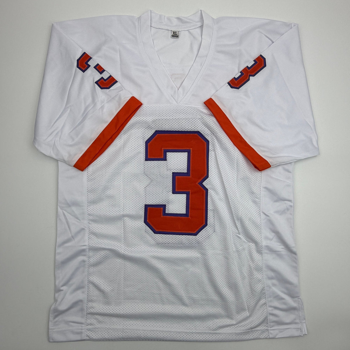 Autographed/Signed Amari Rodgers Clemson White College Football Jersey JSA COA