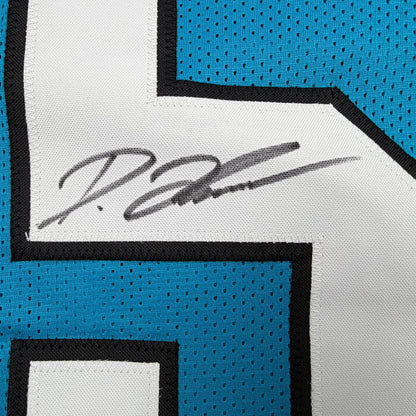 Autographed/Signed Diontae Johnson Carolina Blue Football Jersey JSA COA