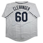 Autographed/Signed Garrett Cleavinger Tampa Bay White Baseball Jersey JSA COA
