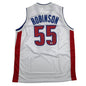Autographed/Signed Duncan Robinson Detroit White Basketball Jersey Beckett BAS COA