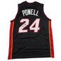 Autographed/Signed Norman Powell Miami Black Basketball Jersey Beckett BAS COA