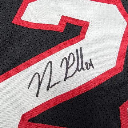 Autographed/Signed Norman Powell Miami Black Basketball Jersey Beckett BAS COA