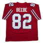 Autographed/Signed Don Beebe Buffalo Red Football Jersey JSA COA