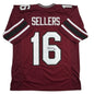 Autographed/Signed LaNorris Sellers South Carolina Maroon College Football Jersey JSA COA