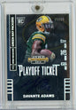 2014 Panini Contenders Davante Adams #212 /99 Playoff Ticket Auto Rookie RC Football Card