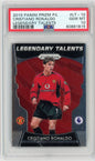 Graded 2019 Panini Prizm Premier League Cristiano Ronaldo #LT10 Legendary Talents Soccer Card PSA 10 Gem Mint