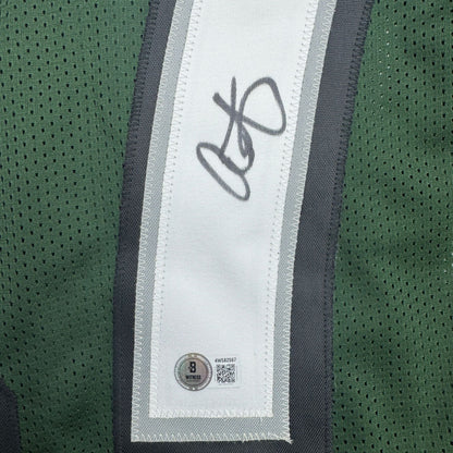 Autographed/Signed Alshon Jeffery Philadelphia Green Football Jersey Beckett BAS COA