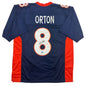 Autographed/Signed Kyle Orton Denver Blue Football Jersey Beckett BAS COA