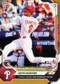 2026 Topps Now Justin Crawford #9 Orange Foil /25 1st Hit in 1st At Bat Logs Team Opening Day History Philadelphia Phillies Rookie RC Baseball Card