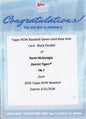 2026 Topps Now Kevin McGonigle #7 Black Base Relic /10 2nd Club Player with 4 Hit Game in MLB Debut Detroit Tigers Rookie RC Redemption Baseball Card