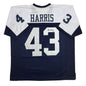 Autographed/Signed Cliff Harris Dallas Thanksgiving Day Football Jersey PSA/DNA COA