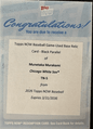 2026 Topps Now Munetaka Murakami #5 Black Base Relic /10 Japanese Slugger Hits 1st MLB Home Run in Debut Chicago White Sox Rookie RC Redemption Baseball Card