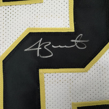 Autographed/Signed Jameis Winston New Orleans White Football Jersey Beckett BAS COA