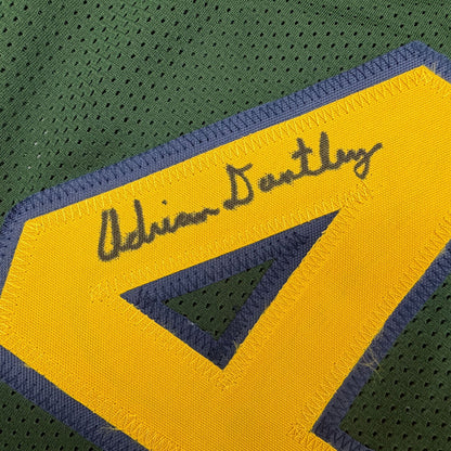 Autographed/Signed Adrian Dantley Notre Dame White College Basketball Jersey Beckett BAS COA