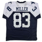 Autographed/Signed Anthony Miller Dallas Thanksgiving Day Football Jersey JSA COA