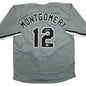 Autographed/Signed Colson Montgomery Chicago Grey Baseball Jersey Beckett BAS COA
