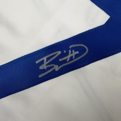 Autographed/Signed Bobby Witt Jr. Kansas City White Baseball Jersey Beckett BAS COA