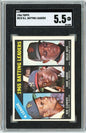 Graded 1966 Topps NL Batting Leaders #215 Baseball Card SGC 5.5 EX+